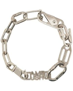 Ambush Logo Chain-Link Bracelet - Metallic