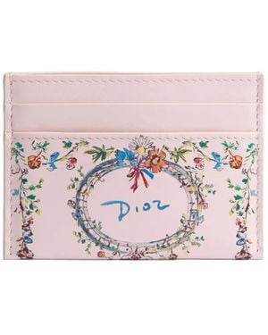 Dior Iviera Freesia Card Holder - Pink