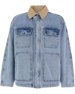 DUNST Vintage Denim Work Jacket - Blue