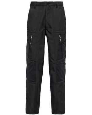 Comme des Garçons Twill Workwear Casual Trousers - Black