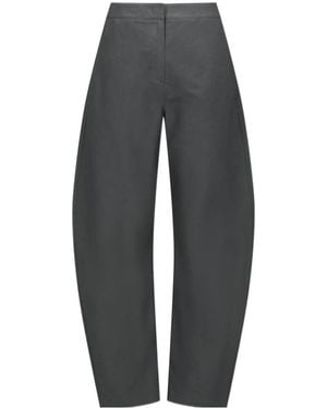 Amomento Curved-Seam Pants - Gray