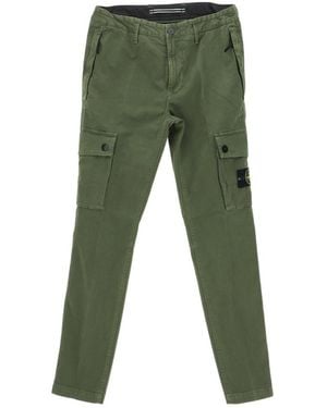 Stone Island Logo Overalls - Green