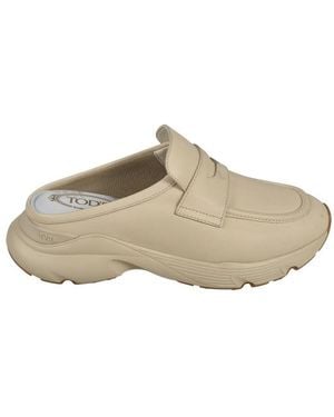 Tod's Sporty Mules - Natural