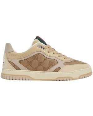 Gucci Re-Web Trainers - Natural
