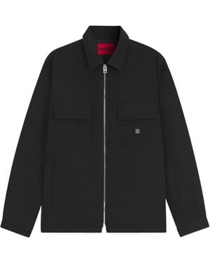 BOSS Simple And Casual Coat - Black