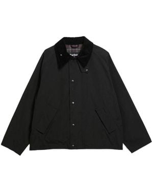 Barbour Transporter Oversized Casual Jacket - Black