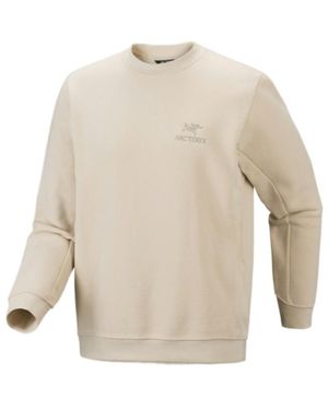Arc'teryx Emblem Fleece Crew Neck Pullover - White
