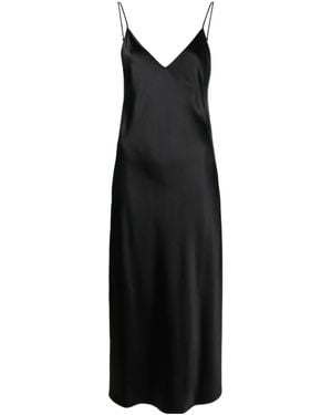 JOSEPH Satin Clea Dress - Black
