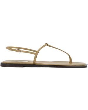 TOTEME T-Strap Sandals - White