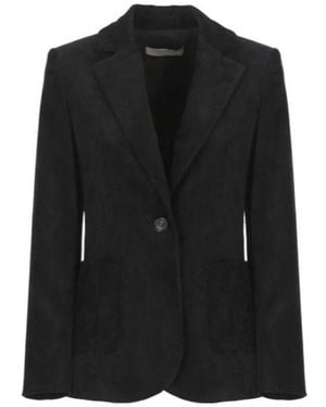 D.exterior Corduroy Blazer Jacket - Black