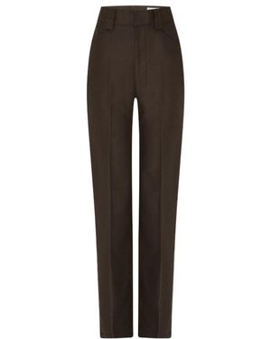 Lemaire Straight Pants - Brown