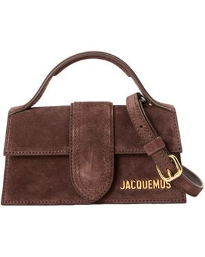 Jacquemus Plain Leather Le Bambino Crossbody Bag - Brown