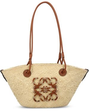 Loewe Logo Detail Handbag - Metallic