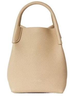 Loro Piana Bale Micro Bucket Shoulder Bag - Natural