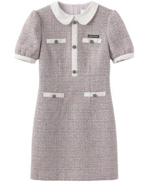 Marissa Chiara Mini Dress - Grey