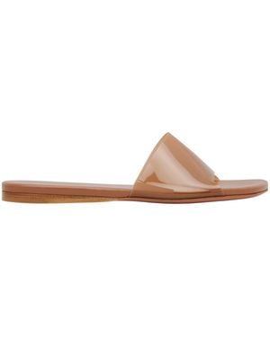 AMINA MUADDI Bianca Slippers - Brown