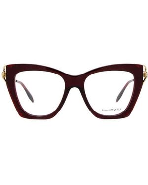 McQueen Eyewear Cat-Eye Frame Glasses - White