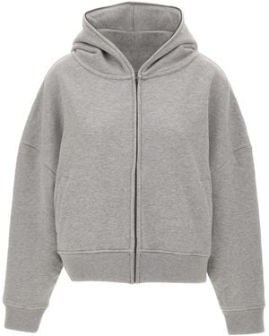 Entire studios Zip-Up Hooded Jumper - Grey