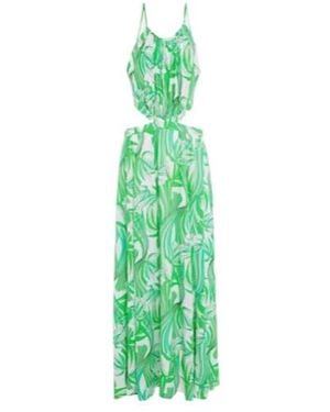 Melissa Odabash Arabella Printed Maxi Dress - Green