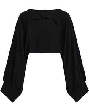 Yohji Yamamoto Wool Knit Sweater - Black