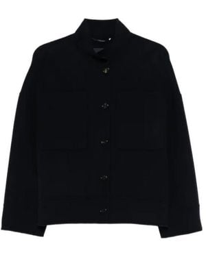Max Mara Pocket Button Jacket - Black