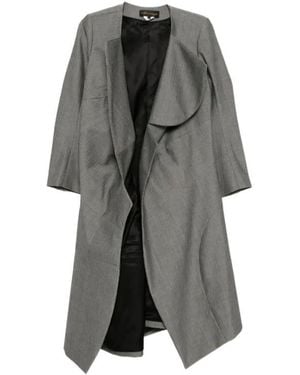Comme des Garçons Asymmetric Wool Coat - Gray