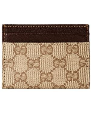 Gucci Card Holder Crafted - Natural