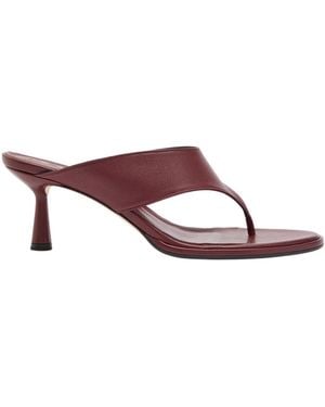 Aeyde Casual Round-Toe Sandals - Brown