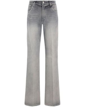 Haikure Mid-Rise Flared Jeans - Gray
