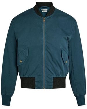 JW Anderson Cotton Bomber Jacket - Blue