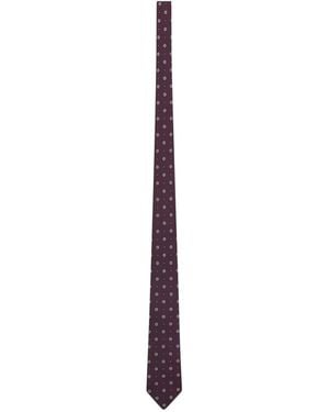 Saint Laurent Tie - White