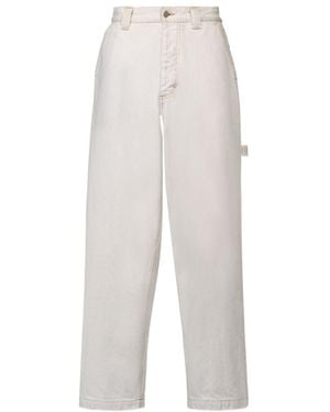 Maison Margiela Chalk Selvedge Utility Jeans - White
