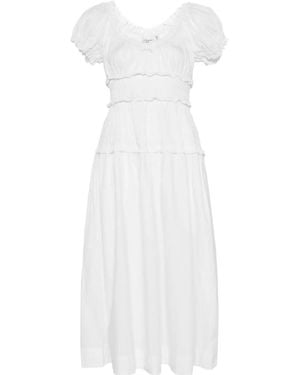 Doen Leanne Midi Dress - White