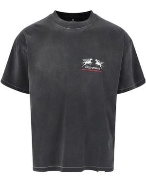 Represent Gas Station Graphic T-Shirt - Black
