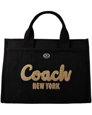 COACH Logo Handbag - Black