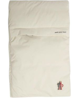 Moncler Logo Scarf - White