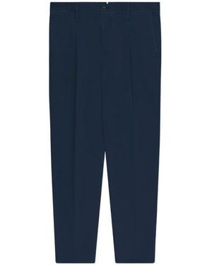 Incotex Casual Pants With Belt Loops - Blue
