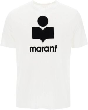 Isabel Marant Karman Logo Printed T-Shirt - White