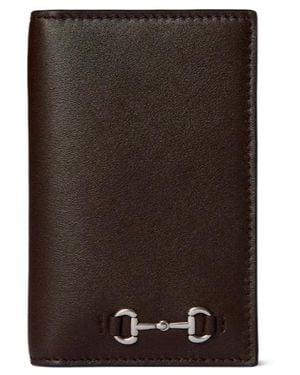 Gucci Long Card Case With Horsebit - Black