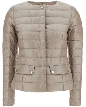 Herno Quilted Crewneck Padded Jacket - Multicolor