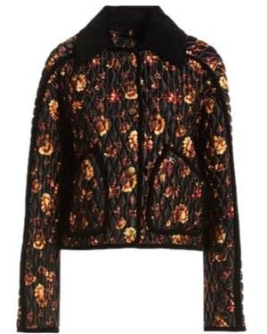 Burberry Quilted Patterned Jacket - Black