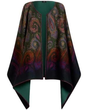 Etro Paisley Shawl - Black