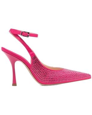 Liu Jo Leonie Hanne X Embellished Slingback Pumps - Pink