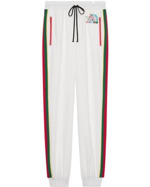Gucci X The North Face Logo Sweatpants - White