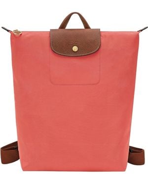 Longchamp Le Pliage Original M Backpack - Red