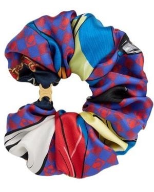 Celine Tassels Scrunchy - Blue