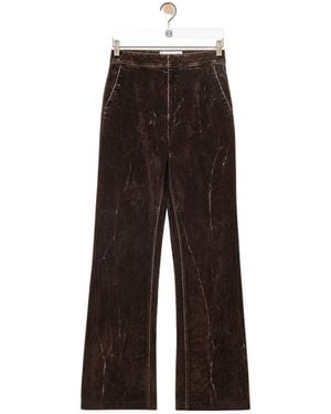 Loewe Bootleg Jeans - Brown