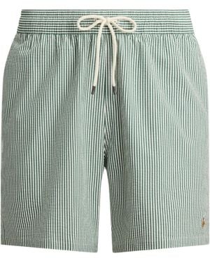 Polo Ralph Lauren Traveller Striped Swim Shorts - Green