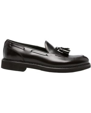 Canali Tassel-Detail Loafers - Black