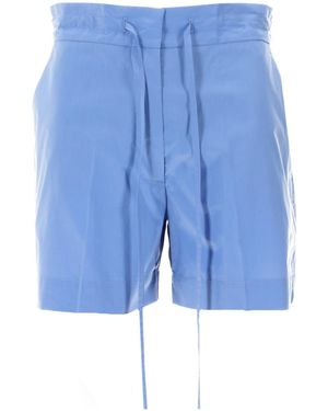 P.A.R.O.S.H. Drawstring Shorts - Blue
